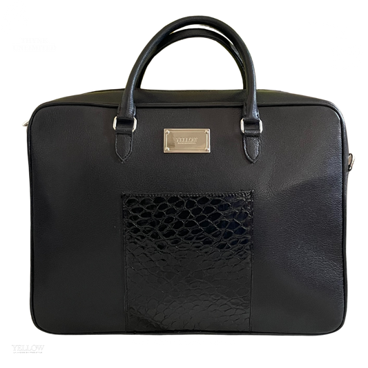 Cartable CLASSIC Croco All Black