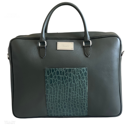 Cartable SOUHAIBOU Croco All green