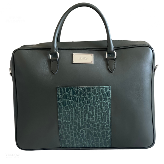 Cartable SOUHAIBOU Croco All green